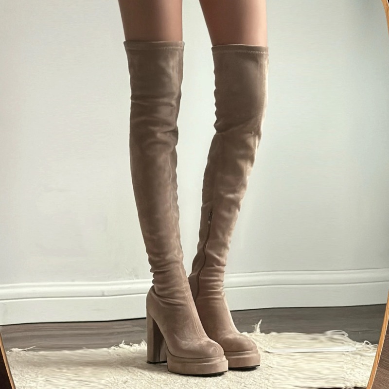 Street Fashion Ladies - Nightclub Fashion Woman Thigh High Boots