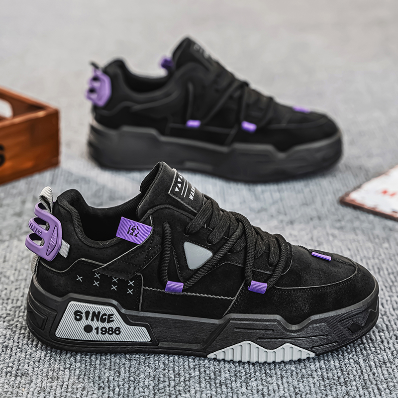 Mesh Top Layering - Men's Fashion Low-Top Thick Sole Heightening