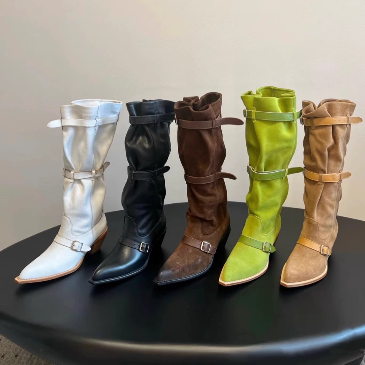 Street Fashion Style Youtube - Women's shoes 2026 retro western cowboy