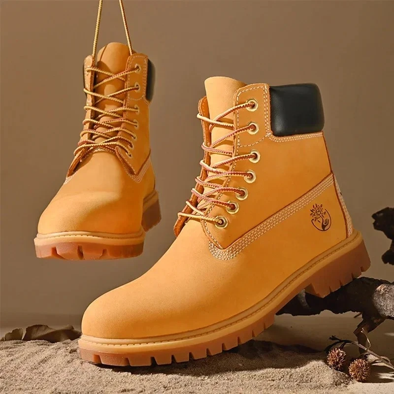 Mesh Top Layering - Boots Men High Top Boots High