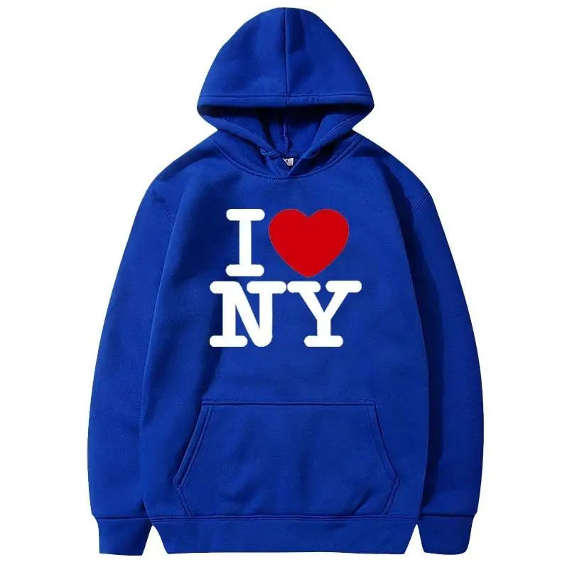 I Love New York Pritned Hoodie - Street Fashion New York recension och pris