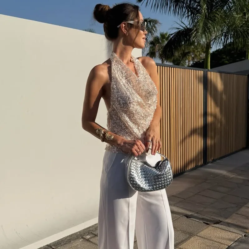 Fashion Glitter Sequins Camiso - Street Fashion Look recension och pris