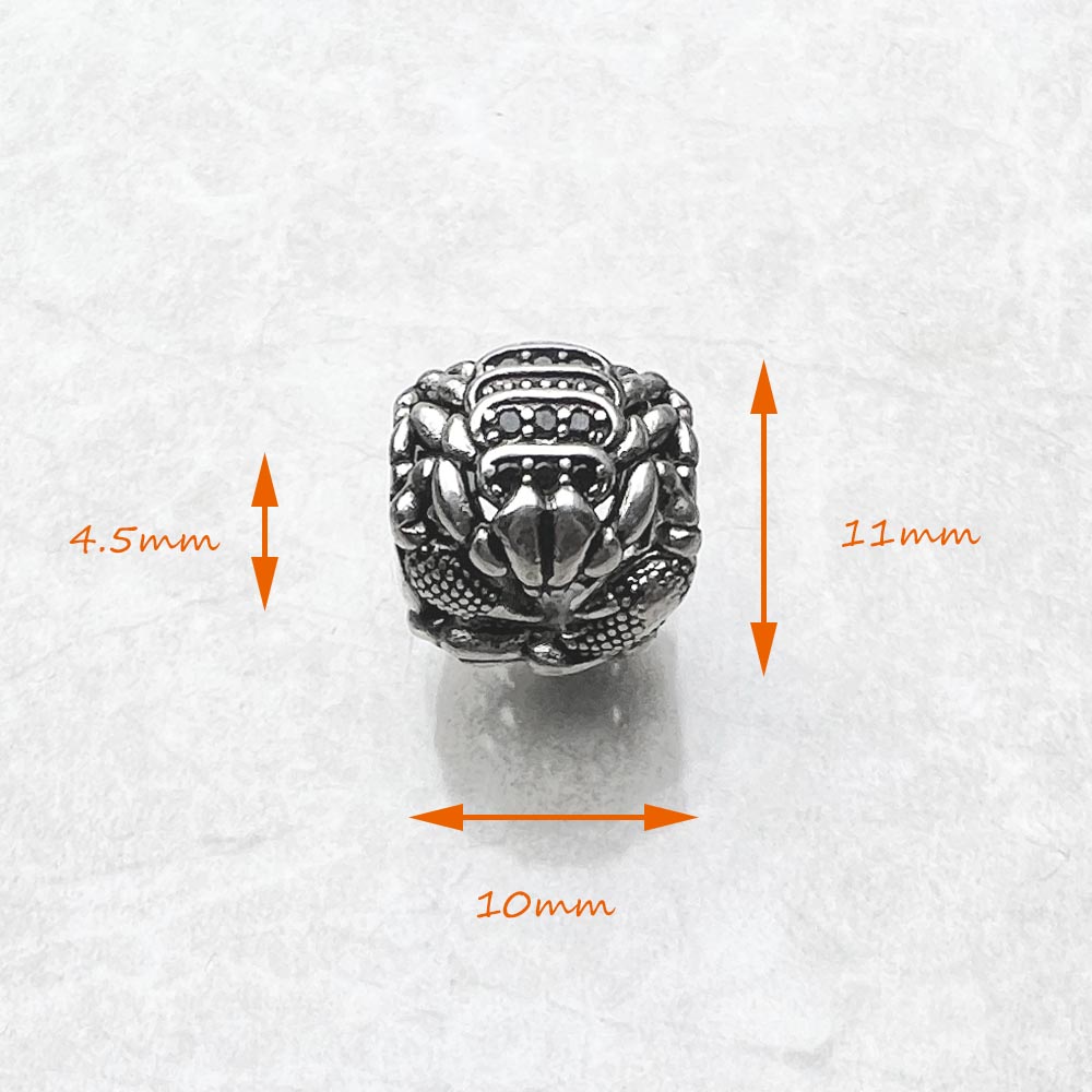 Black Scorpion Charm 5mm Hole  - Street Fashion Europe recension och pris