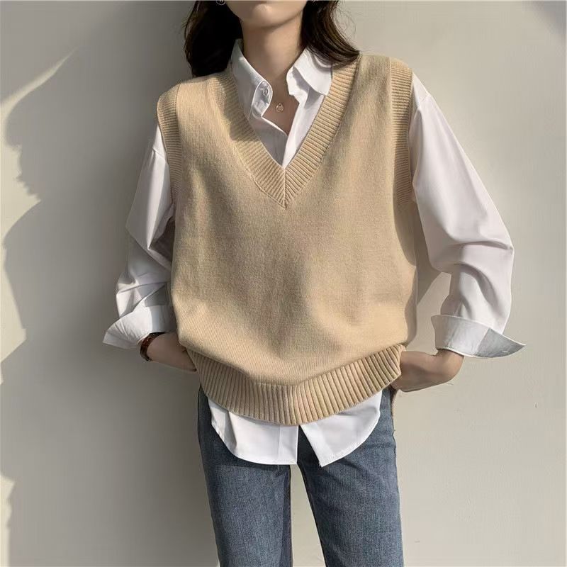 Fall Winter Sweater Vest Women - Korean Street Fashion Female recension och pris