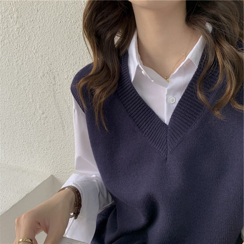 Fall Winter Sweater Vest Women - Korean Street Fashion Female recension och pris