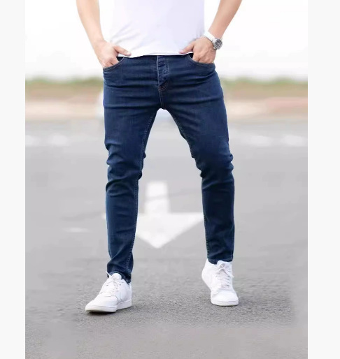Elastic Denim Men's Pants Smal - Street Fashion Europe recension och pris