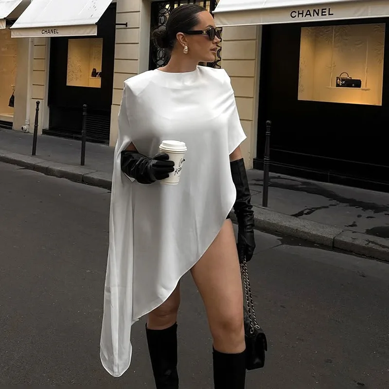 BWQ Fashion White Dress Sexy I - Street Fashion Look recension och pris