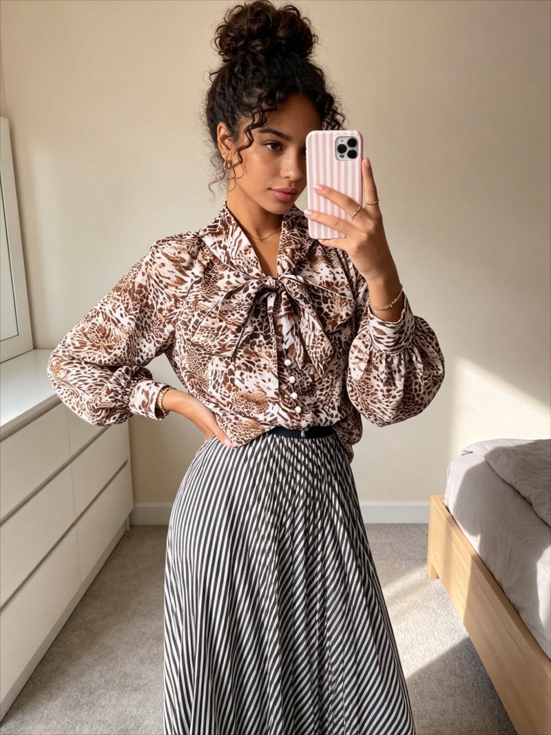 New Fashion Light Mature Leopa - Korean Street Fashion Female recension och pris