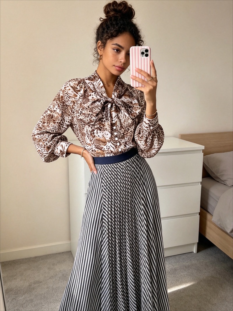 New Fashion Light Mature Leopa - Korean Street Fashion Female recension och pris