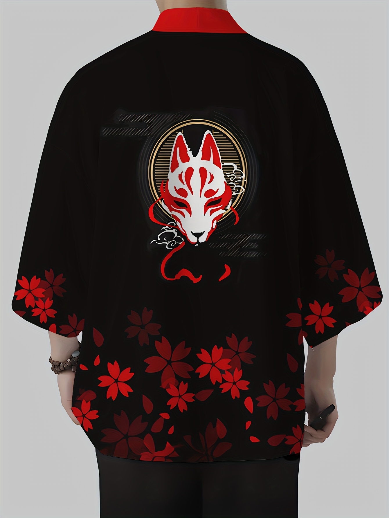 2026 Summer Men's Kimono 3D Pr - Street Fashion Kimono recension och pris