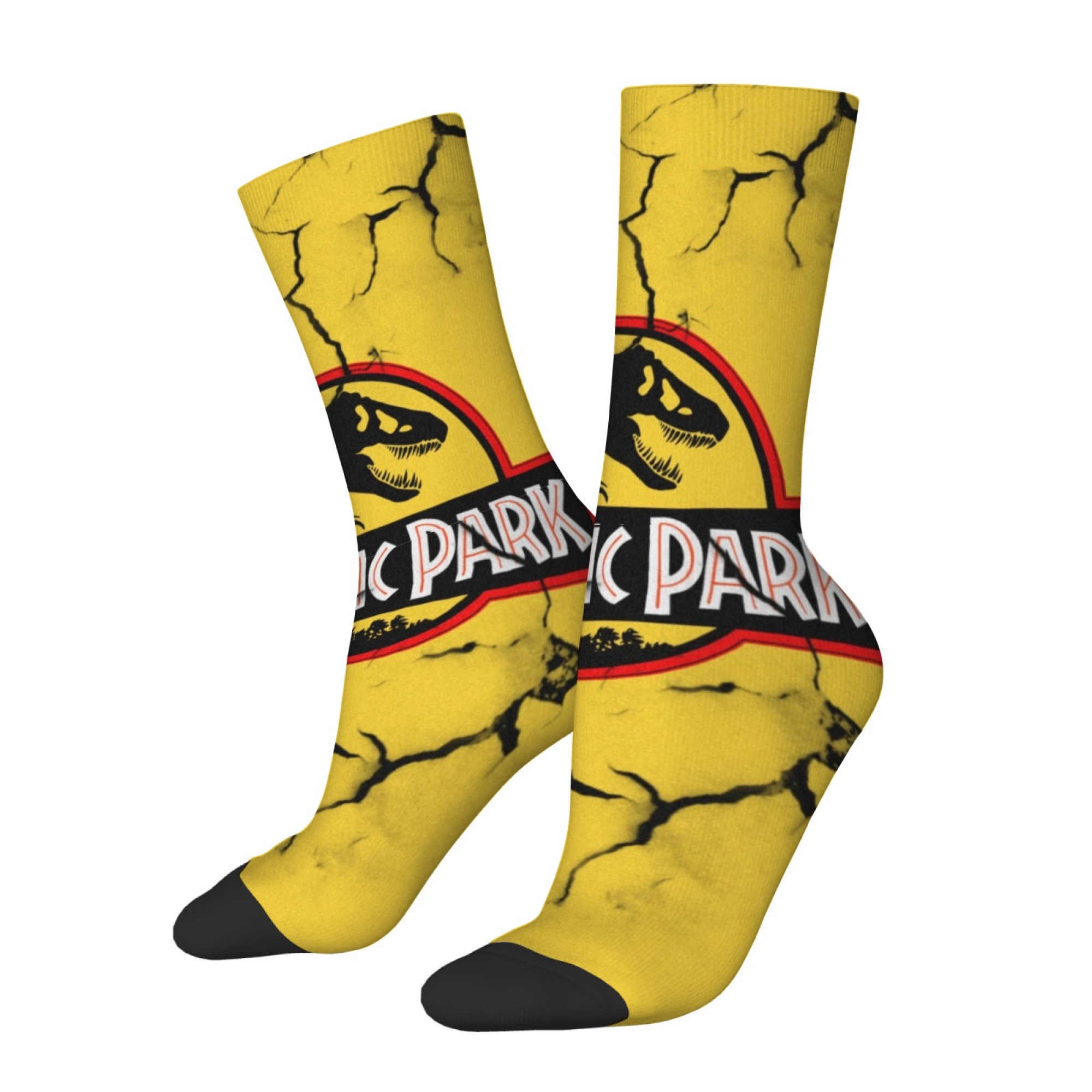 Jurassic Park Dinosaur Socks R - Street Fashion Style Youtube recension och pris