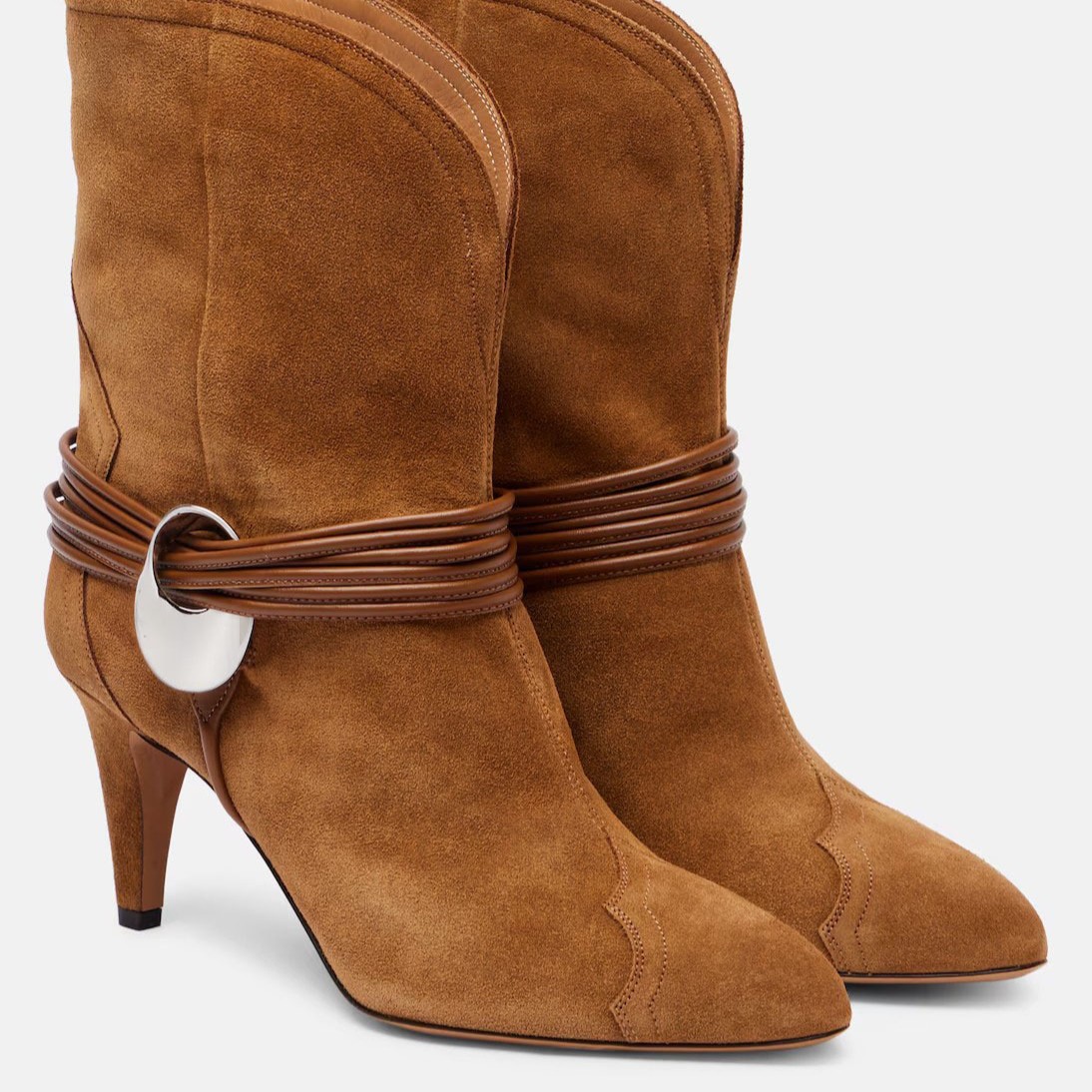 Women's Suede Western Ankle Bo - Street Fashion Look recension och pris