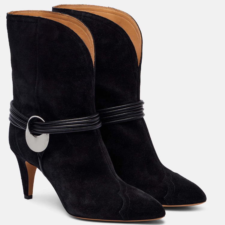 Women's Suede Western Ankle Bo - Street Fashion Look recension och pris