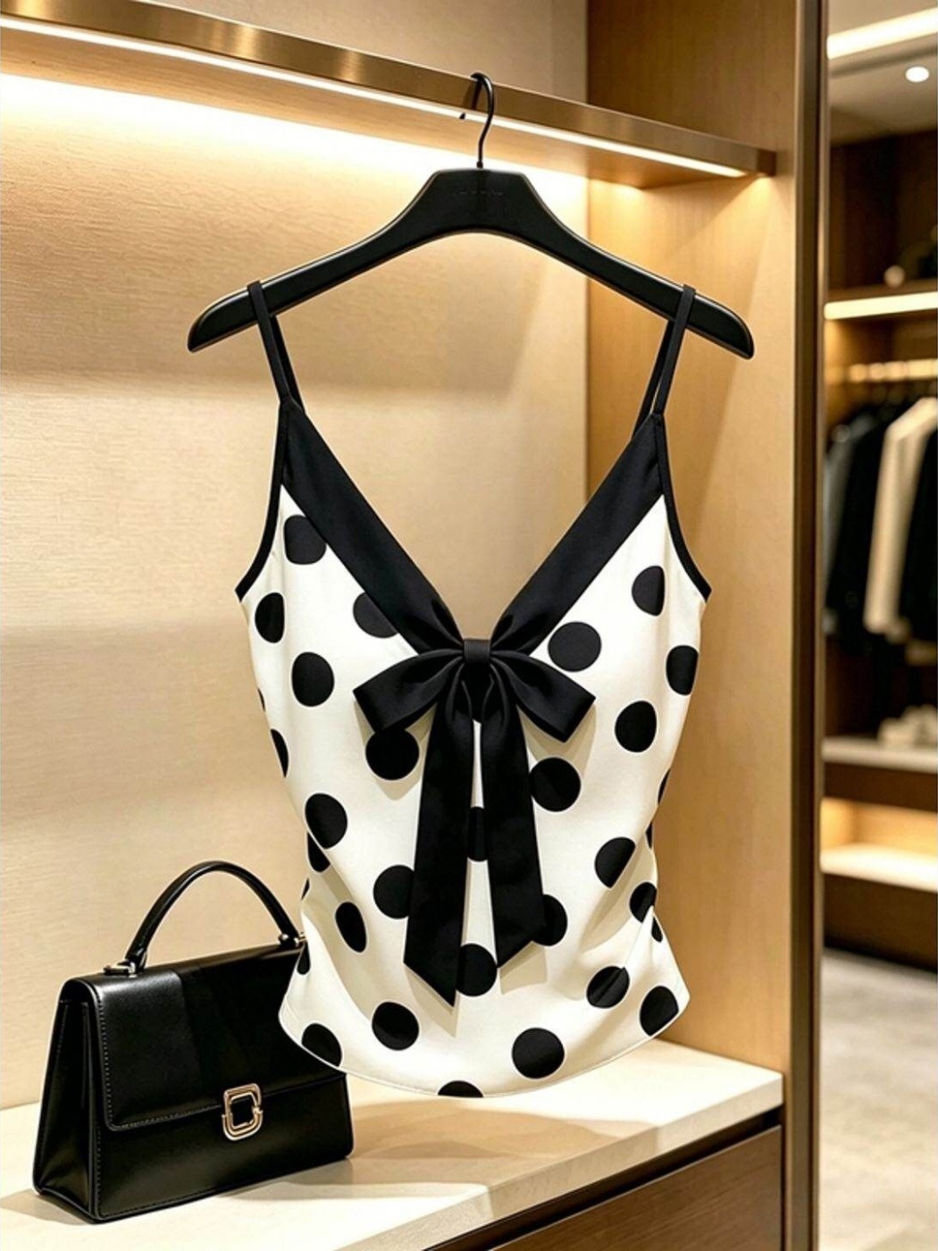 Fashionable V-neck  Knot Top W - Street Fashion Look recension och pris