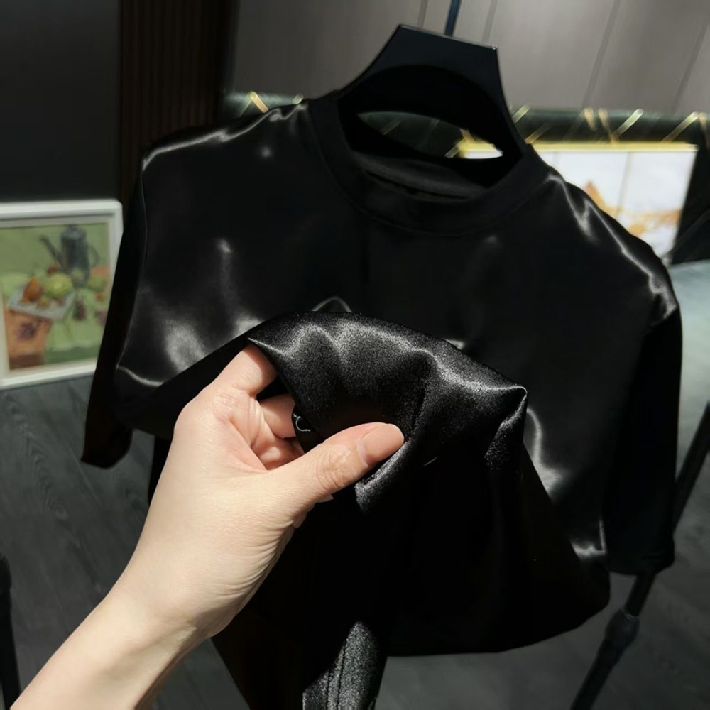 Mens Acetate Fiber Satin Gloss - Street Fashion Tshirt recension och pris