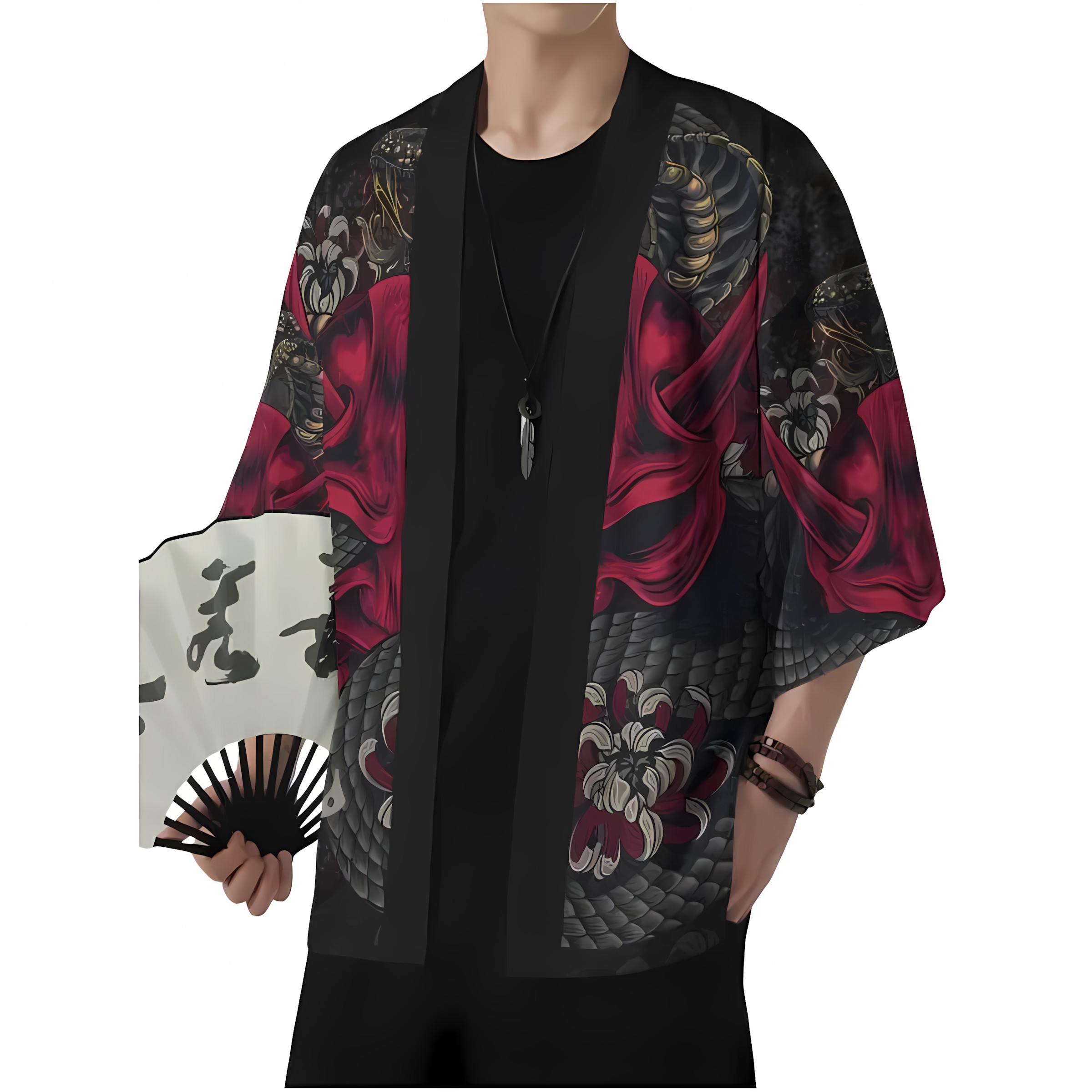 2026 Summer New Men's Kimono w - Street Fashion Kimono recension och pris