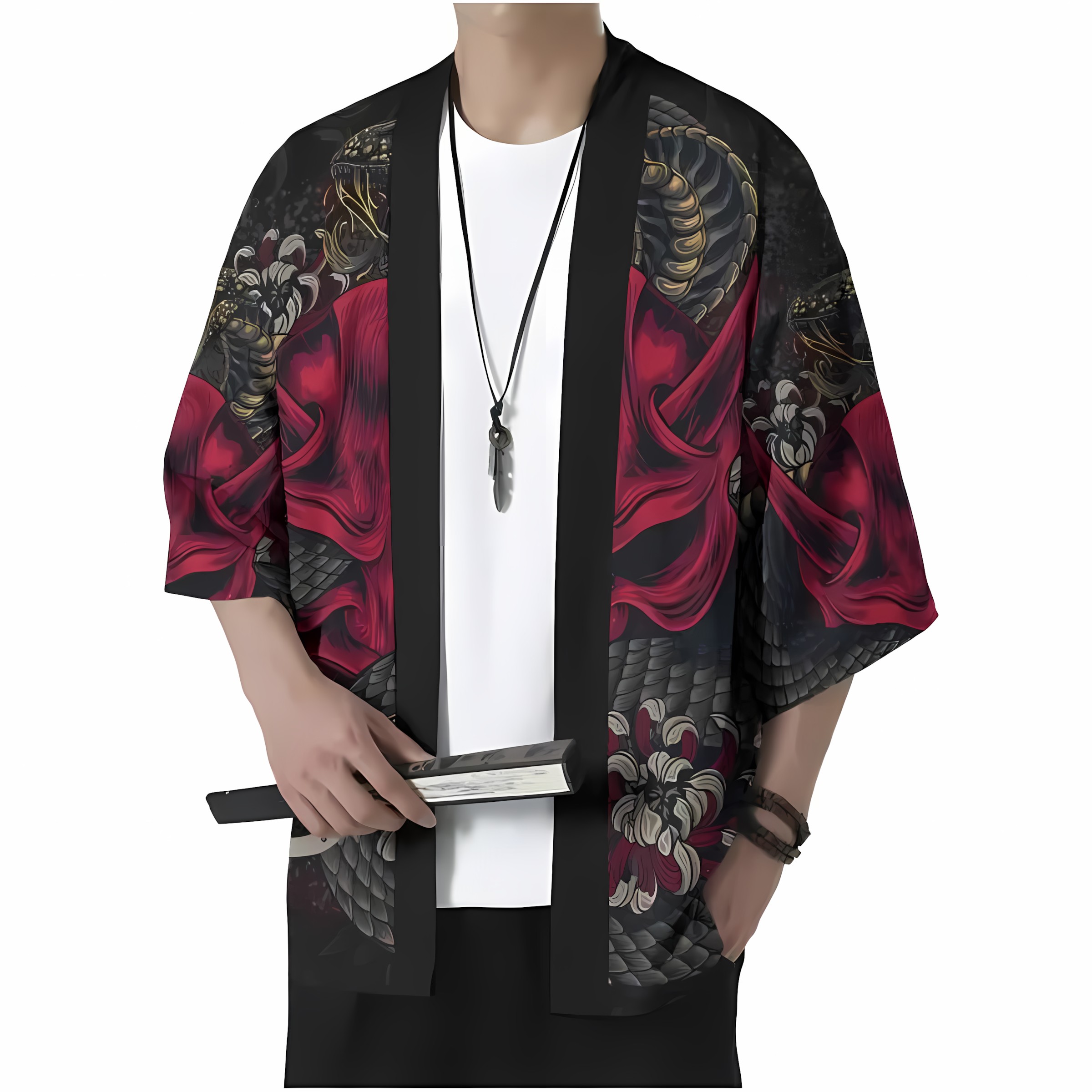 2026 Summer New Men's Kimono w - Street Fashion Kimono recension och pris