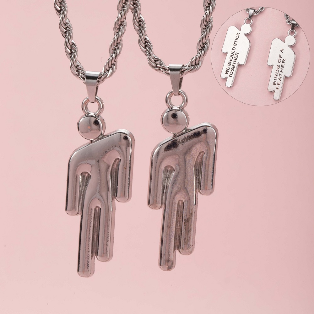 2Pcs Hip Hop Stainless Steel S - Fashion Street Singapore recension och pris