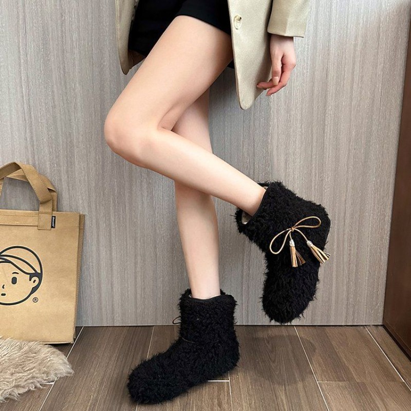 Solid Color Fleece-Lined White - Street Fashion Online recension och pris
