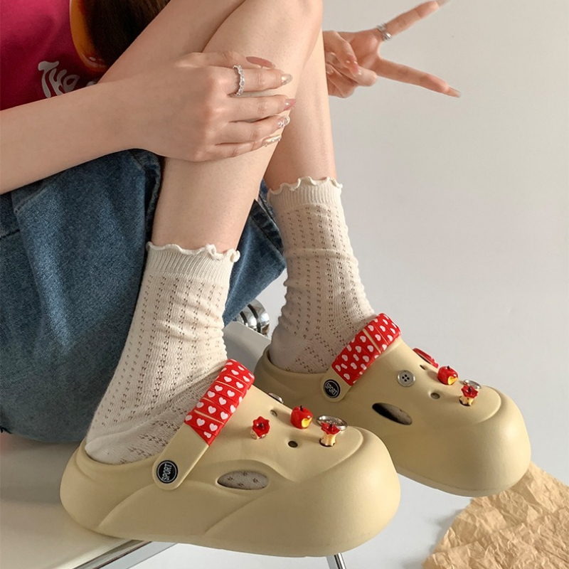 Women Fashion Clogs Indoor Str - Korean Street Fashion Female recension och pris