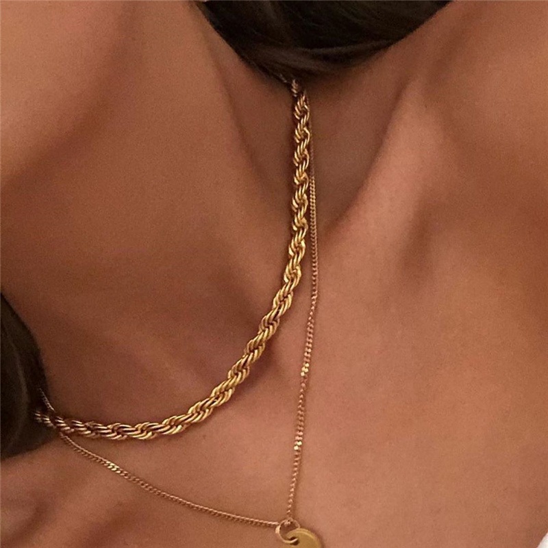 Minimalist Basic Gold Color Tw - Fashion Street Singapore recension och pris