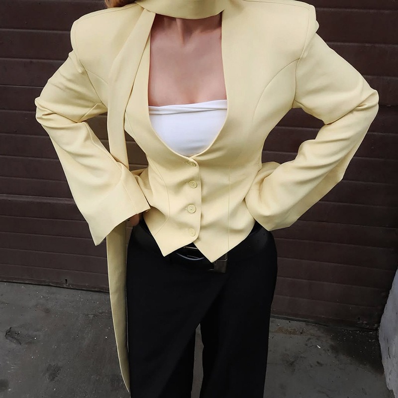 Tuularose Women Fashion Blazer - Street Fashion Look recension och pris