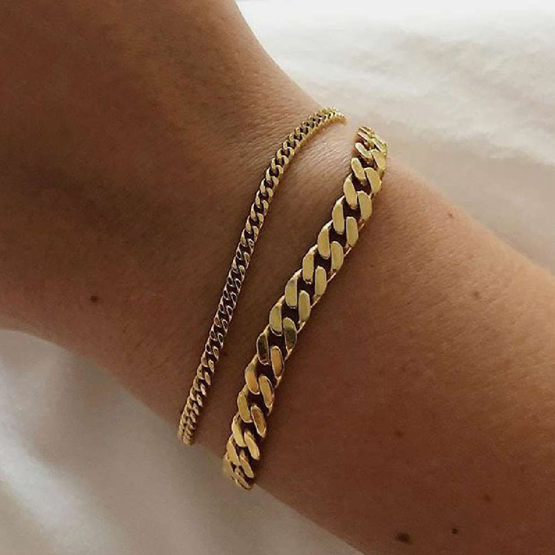 Miniamlist Men Bracelet Gold J - Fashion Street Singapore recension och pris