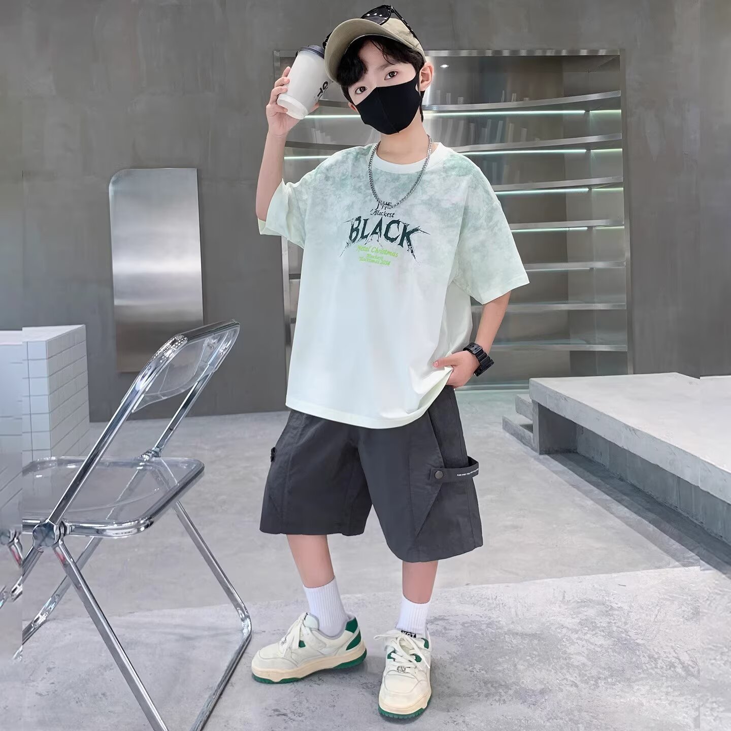 New Summer Boys Suit 120-170 J - Street Fashion Japan 2025 recension och pris