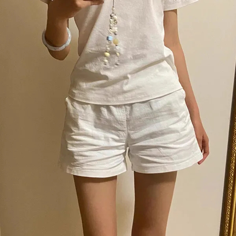 High Waist Cotton Shorts Women - Korean Street Fashion Female recension och pris