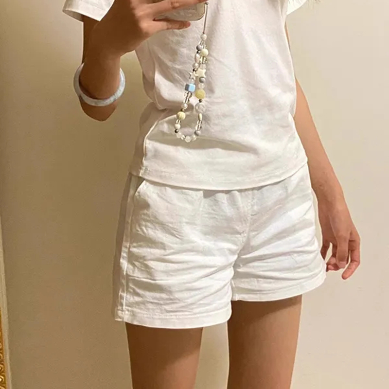 High Waist Cotton Shorts Women - Korean Street Fashion Female recension och pris