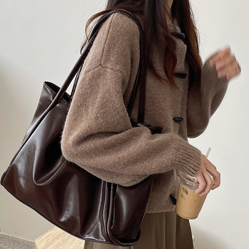 2026 Women New Vintage Shoulde - Korean Street Fashion Female recension och pris