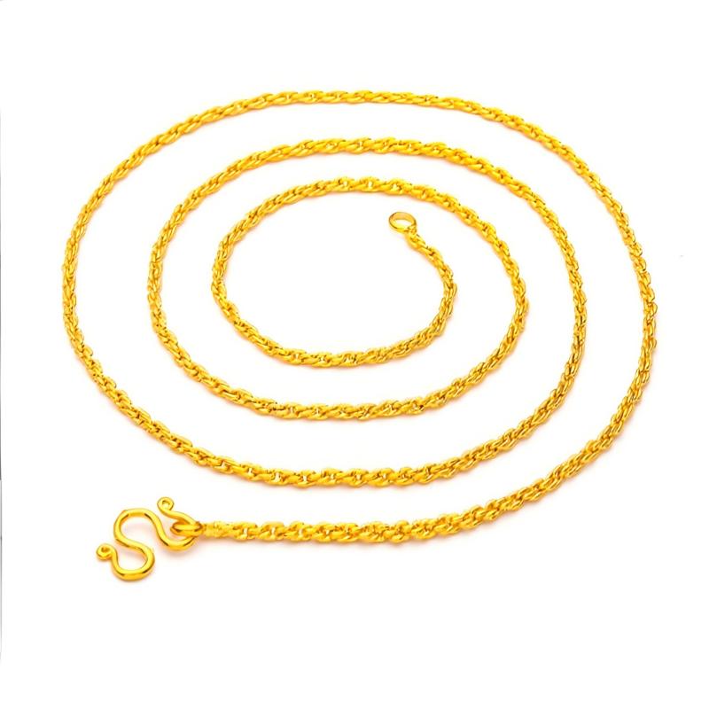 Hip Hop 2mm Twisted Rope 24K G - Fashion Street Singapore recension och pris
