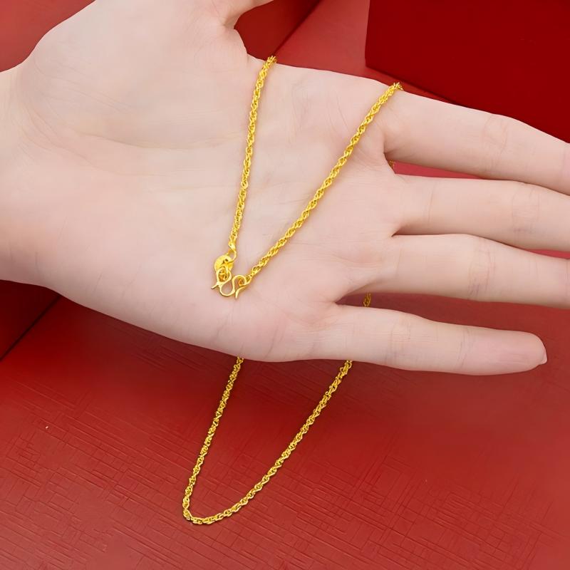 Hip Hop 2mm Twisted Rope 24K G - Fashion Street Singapore recension och pris