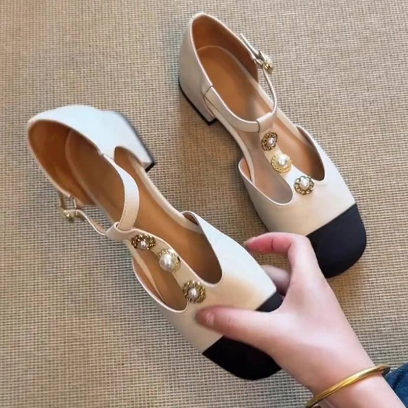 Women Square Toe Heeled Sandal - Street Fashion Designers recension och pris