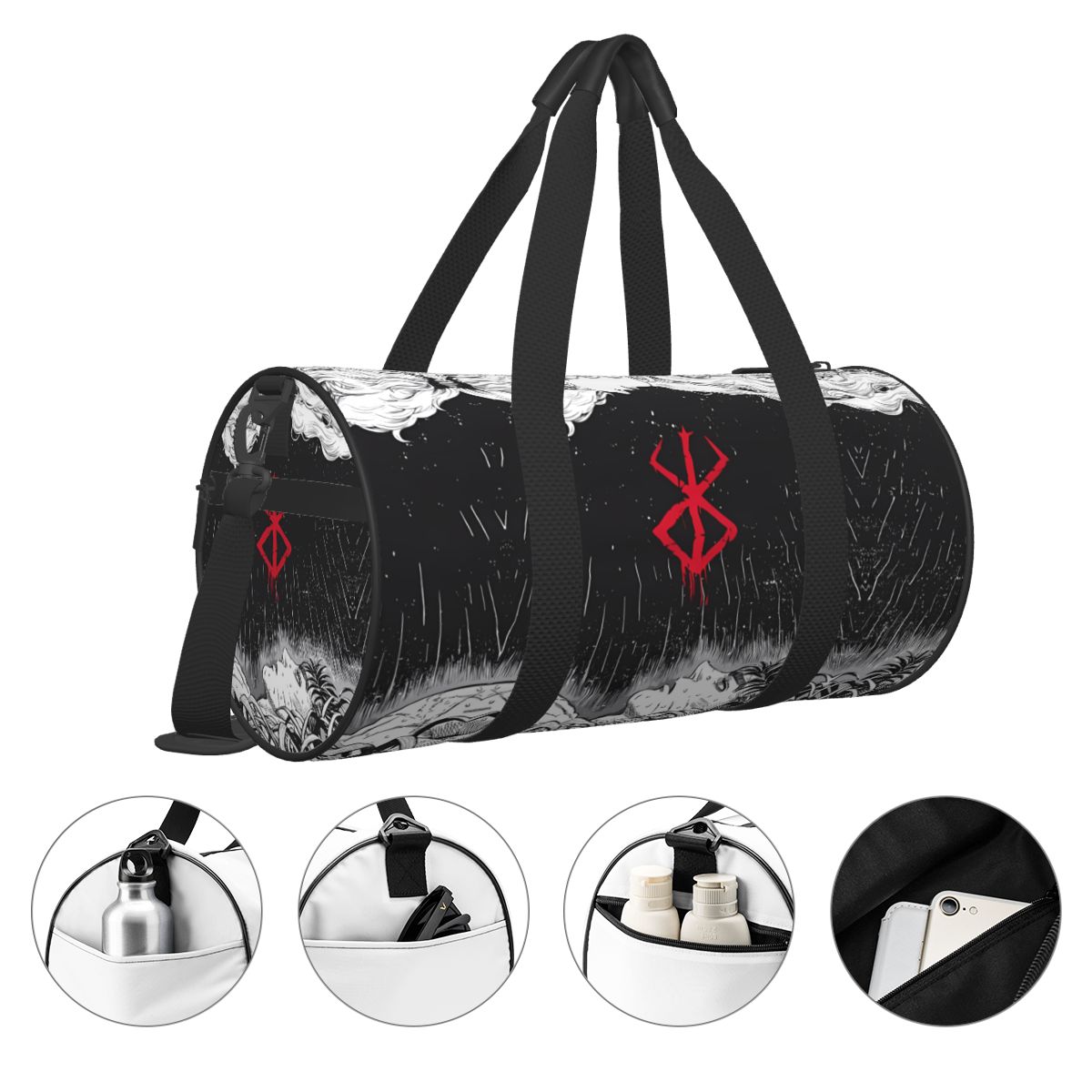 Japan Anime Bereserk Gym Bag F - Street Fashion Of Japan recension och pris