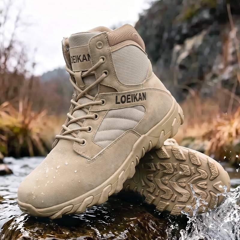 Men's Tactical Combat Boots Su - Mesh Top Layering recension och pris