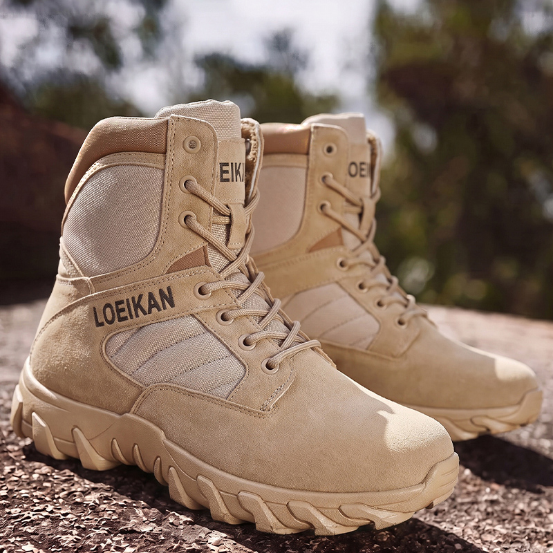 Men's Tactical Combat Boots Su - Mesh Top Layering recension och pris