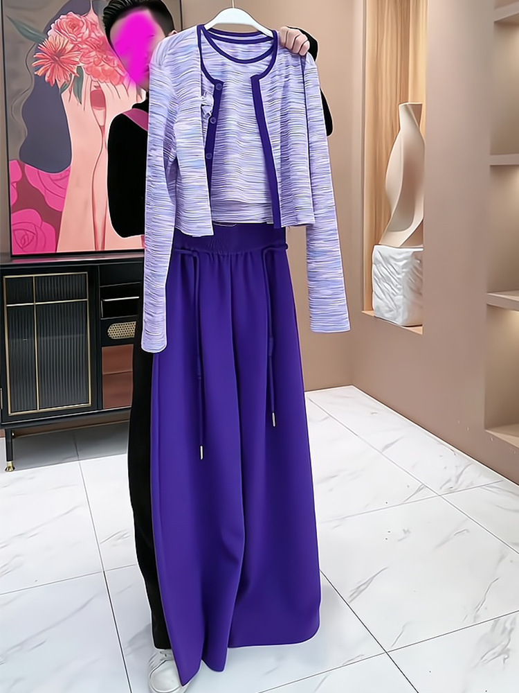 Fashionable Wide Leg Pants Set - Street Fashion Online recension och pris