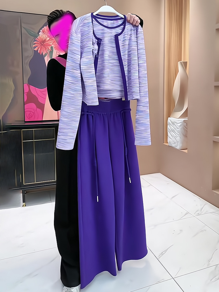 Fashionable Wide Leg Pants Set - Street Fashion Online recension och pris