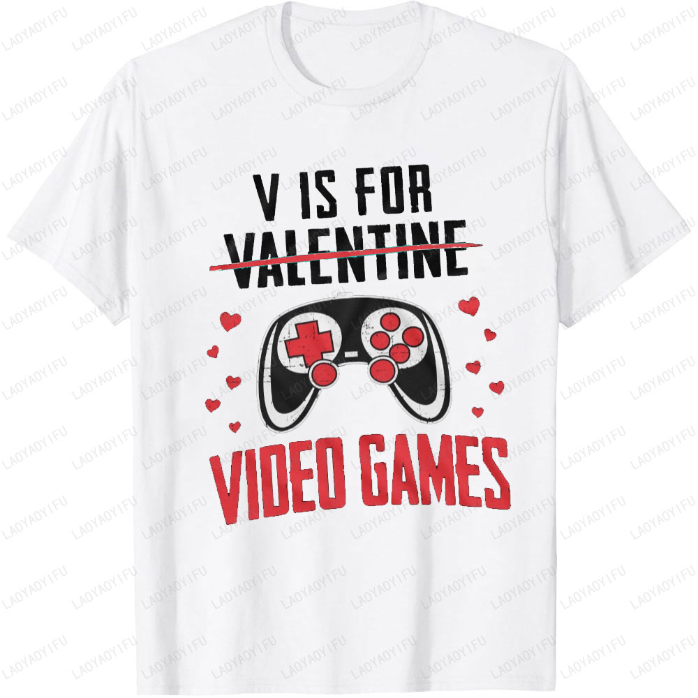 Funny Valentine's Day Printed  - Street Fashion Videos recension och pris