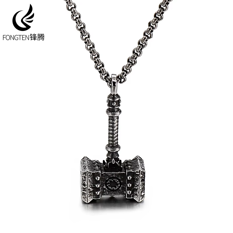 Fongten Gothic Hammer Skull Pl - Fashion Street Singapore recension och pris