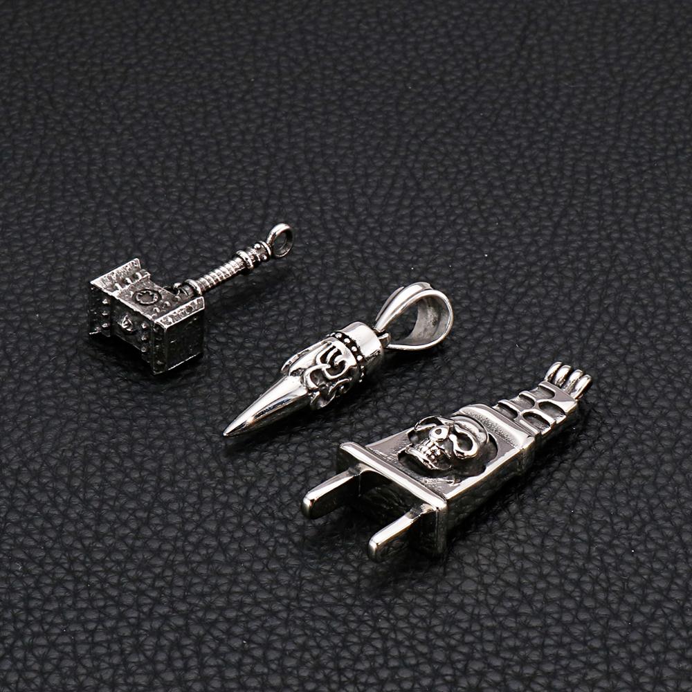 Fongten Gothic Hammer Skull Pl - Fashion Street Singapore recension och pris