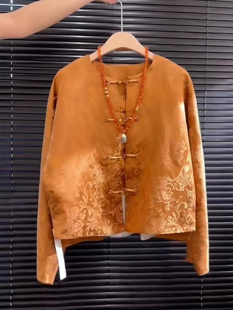 New High-End Satin Orange Flor - Street Fashion Style Youtube recension och pris