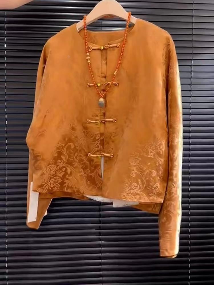 New High-End Satin Orange Flor - Street Fashion Style Youtube recension och pris