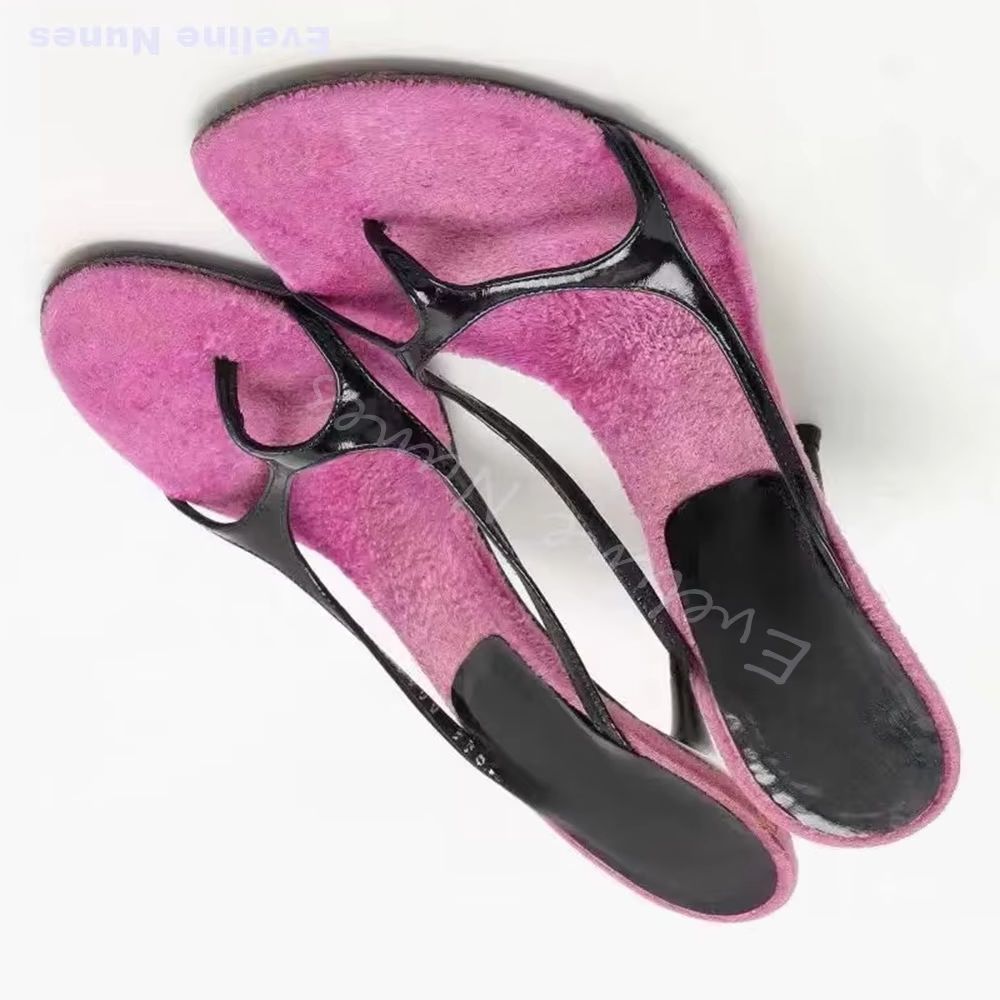 Y2K Pink Fur Lined Mule Flip F - Street Fashion Online recension och pris